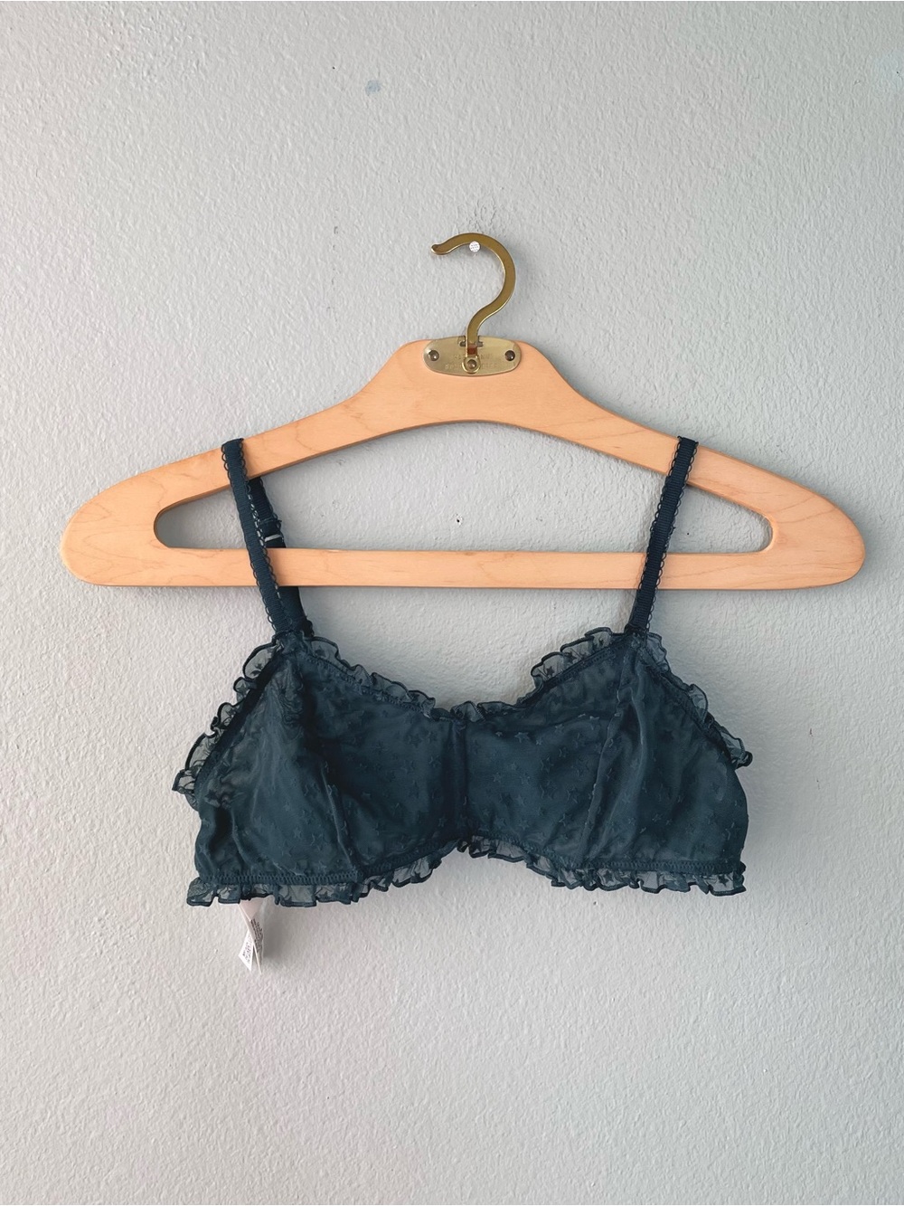 Pink Victoria’s Secret | Dark Forest Green Wink Unlined Scoop Bralette Sheer